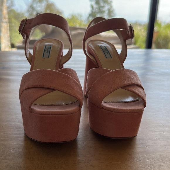 Prada suede platform heels size 38 - Picture 4 of 5